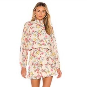 NWOT Yumi Kim Cream/Ivory Floral Dress Size L